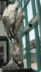 Kidlington metal public art sculpture, BexSimon