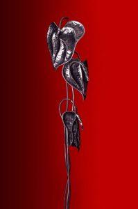 BexSimon Anthurium sculpture Red.