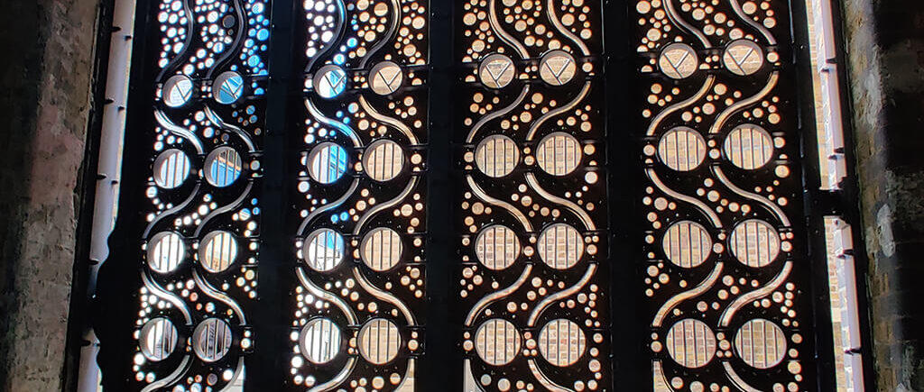 Langley Street Gate Back